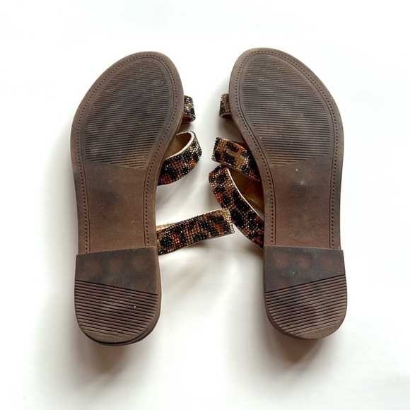Steve Madden Malise Women's Strappy Leopard Sandals size 8.5 - Picture 2 of 6